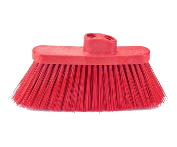 ESCOBA ANGULAR MEDIA PBT EL CASTOR ROJA