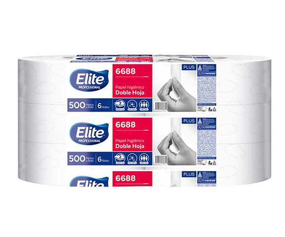 HIGIENICO JUMBO ELITE 500 Mts C/6