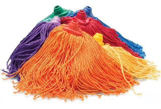 TRAPEADOR ANTIBACTERIAL 400grs. EL CASTOR  MORADO