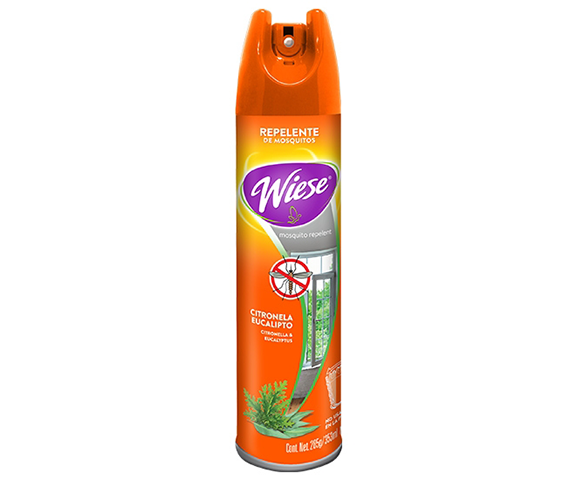 REPELENTE DE MOSQUITOS EN AEROSOL WIESE CITRONELA Y EUCALIPTO 285g/353ml.