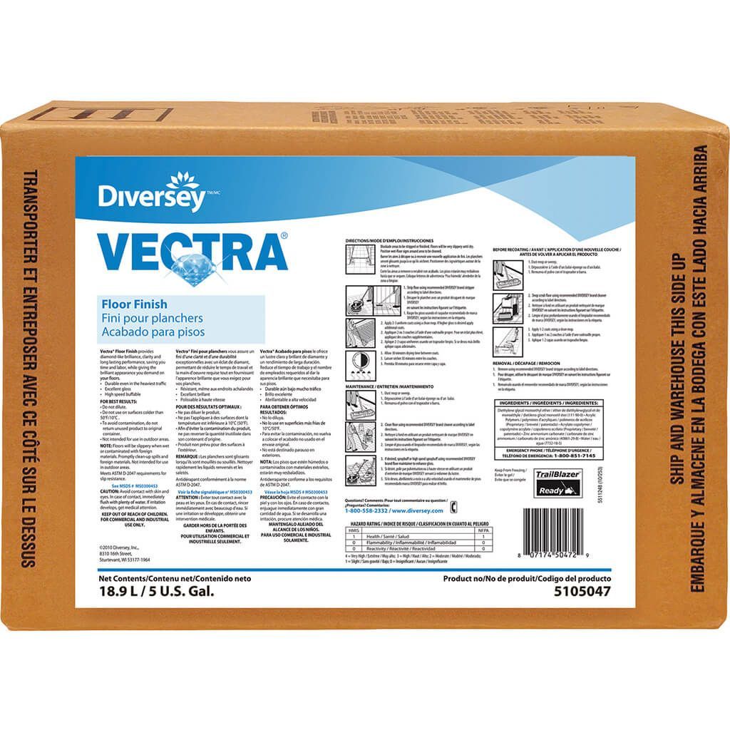 VECTRA FLOOR FINISH DIVERSEY CAJA CON 5 GALONES