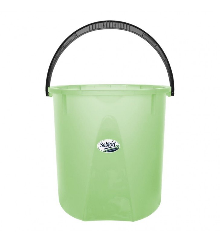 CUBETA 17 LITROS FLEXIBLE VERDE