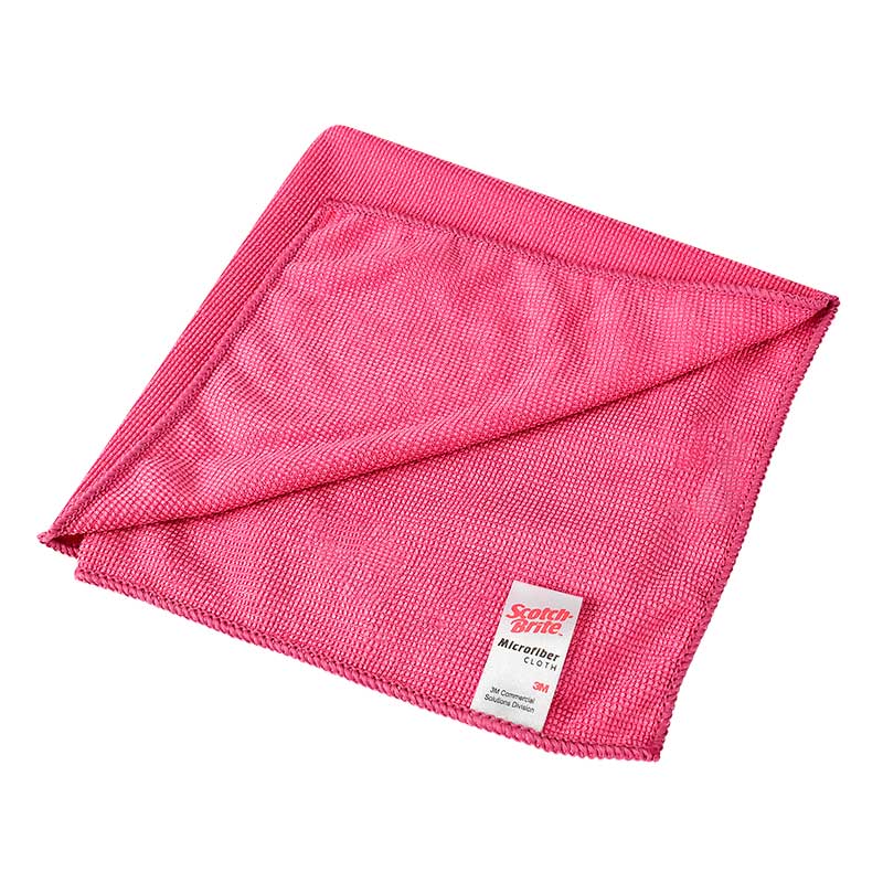 PAÑO ALTO DESEMPEÑO SCOTCH-BRITE PROFESIONAL 36cm X 36cm ROSA.